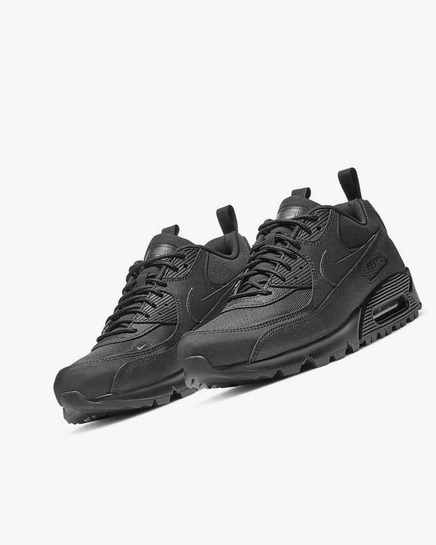 Nike Air Max 90 Surplus Joggesko Herre Svarte Svarte | NO2216