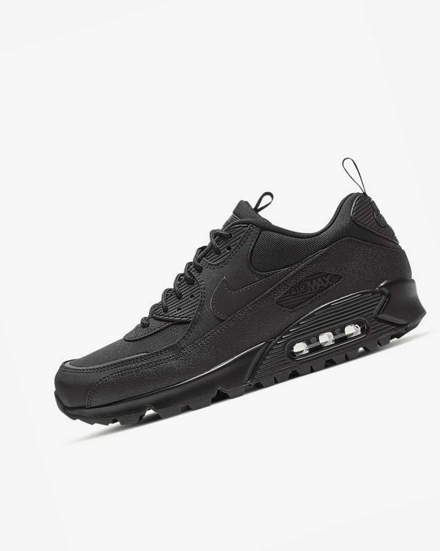 Nike Air Max 90 Surplus Joggesko Herre Svarte Svarte | NO2216