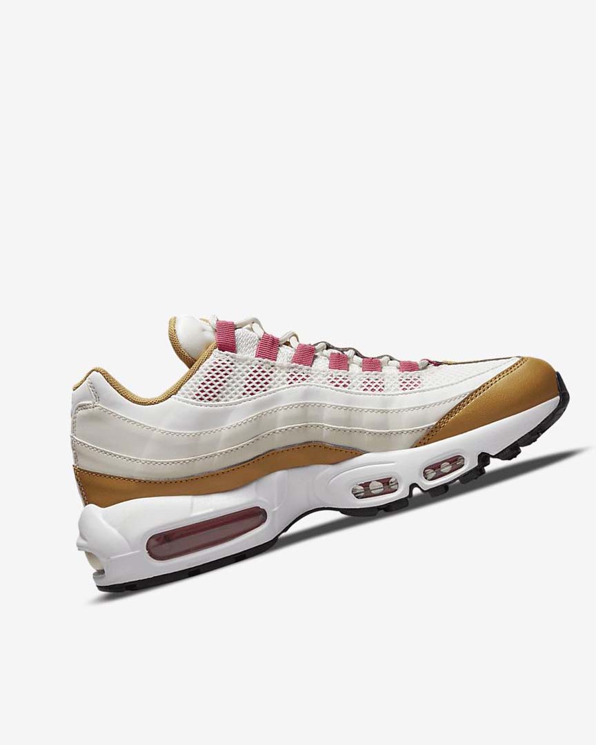 Nike Air Max 95 Fritidssko Dame Hvite Brune Grønn | NO5361