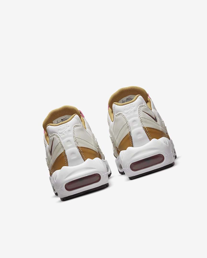 Nike Air Max 95 Fritidssko Dame Hvite Brune Grønn | NO5361