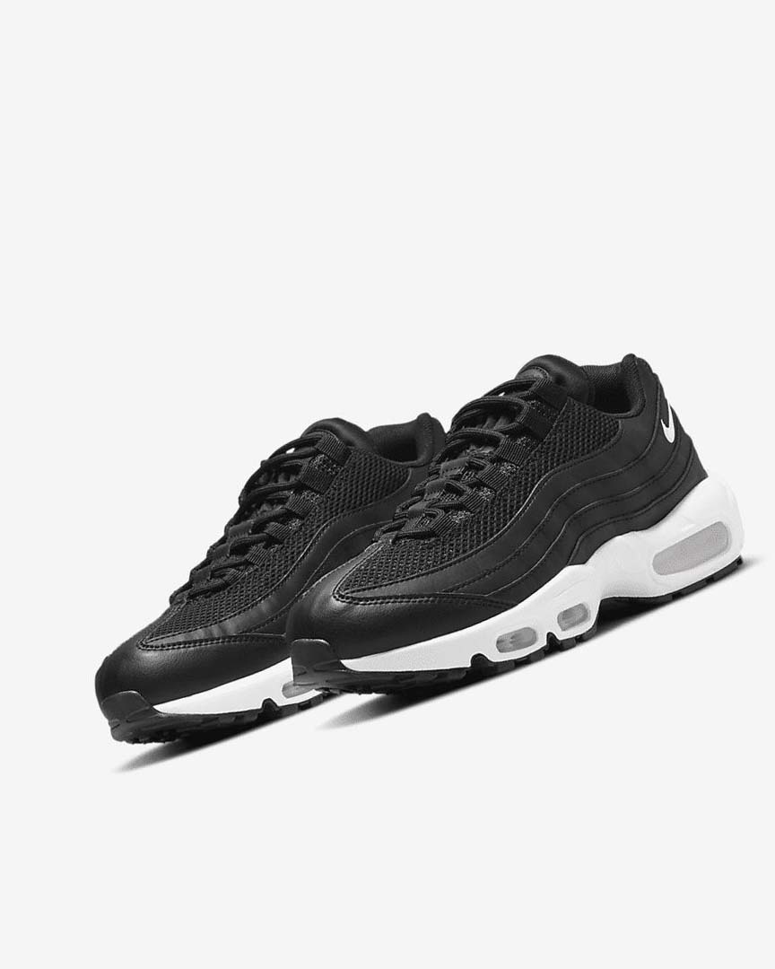 Nike Air Max 95 Fritidssko Dame Svarte Hvite | NO2824