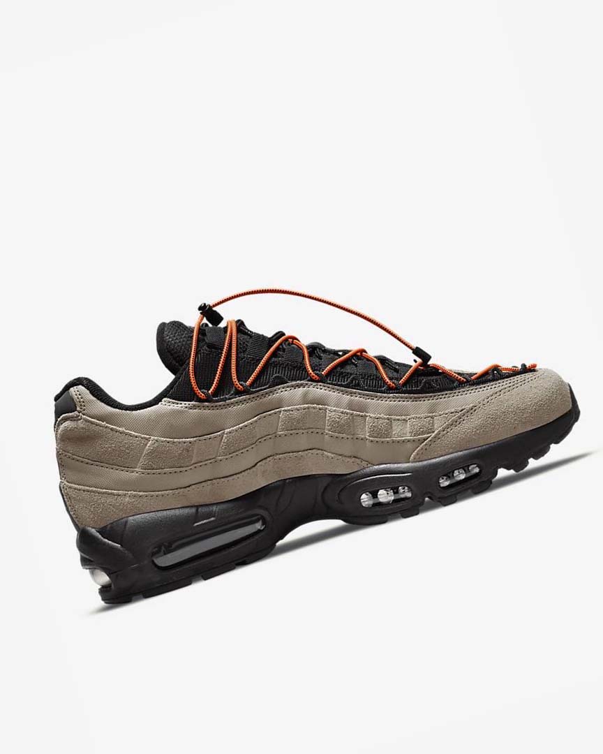 Nike Air Max 95 Fritidssko Herre Khaki Oransje Svarte | NO5161