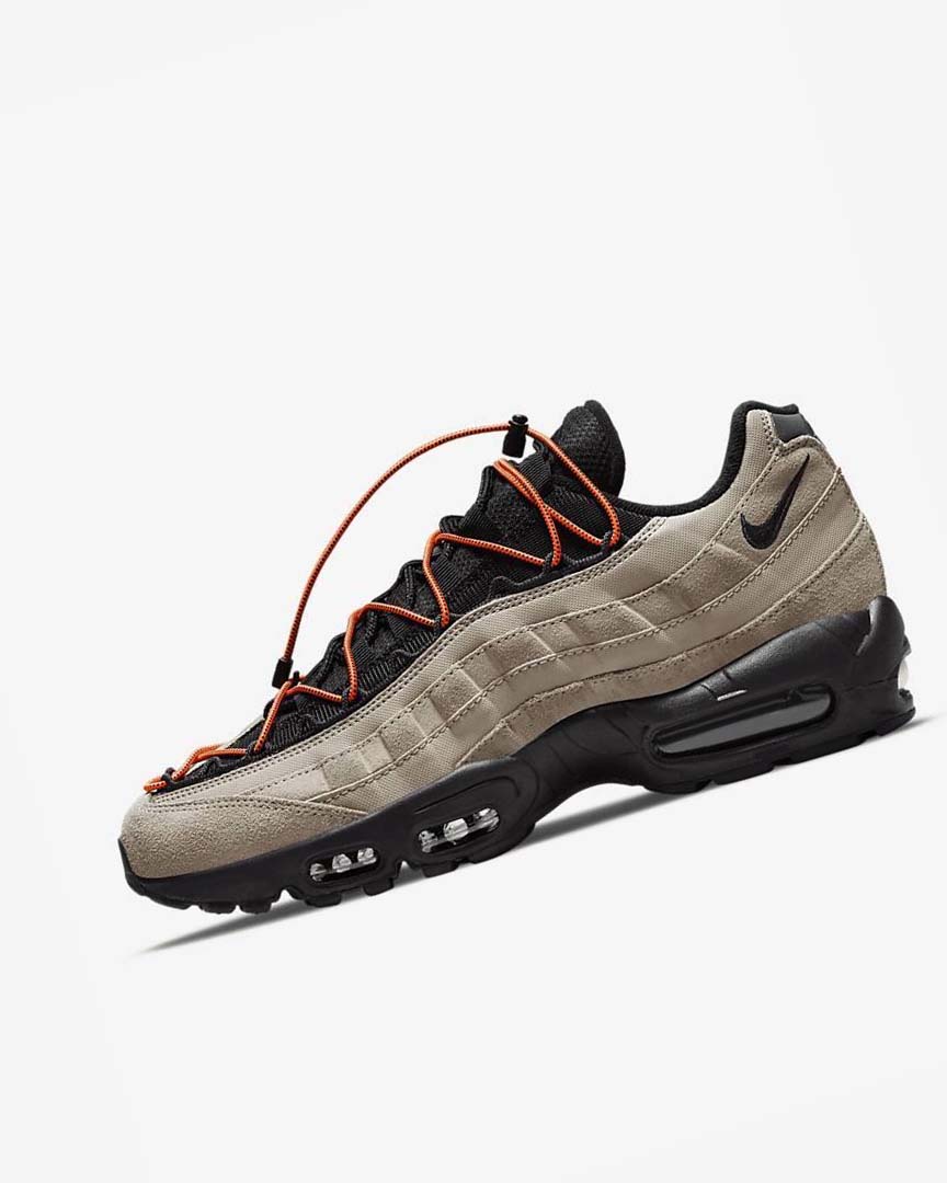 Nike Air Max 95 Fritidssko Herre Khaki Oransje Svarte | NO5161