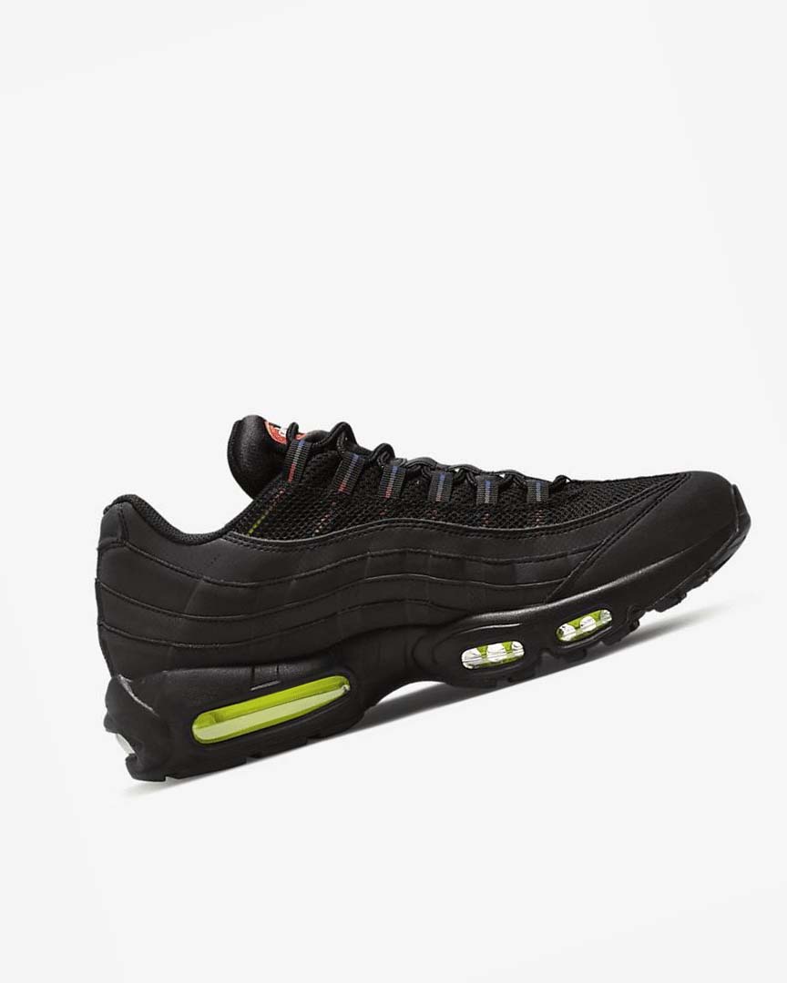 Nike Air Max 95 Fritidssko Herre Svarte Blå Lyse Rød | NO2505