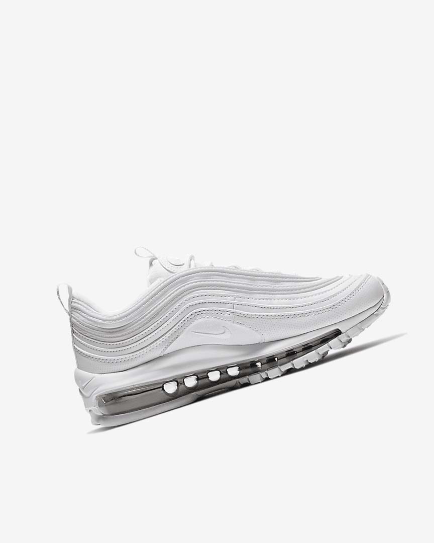 Nike Air Max 97 Fritidssko Gutt Hvite Metal Sølv Hvite | NO4860