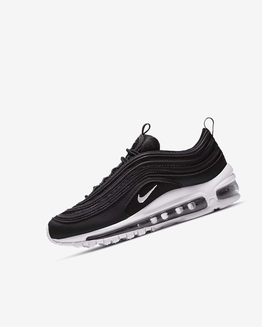 Nike Air Max 97 Fritidssko Gutt Svarte Hvite | NO4798