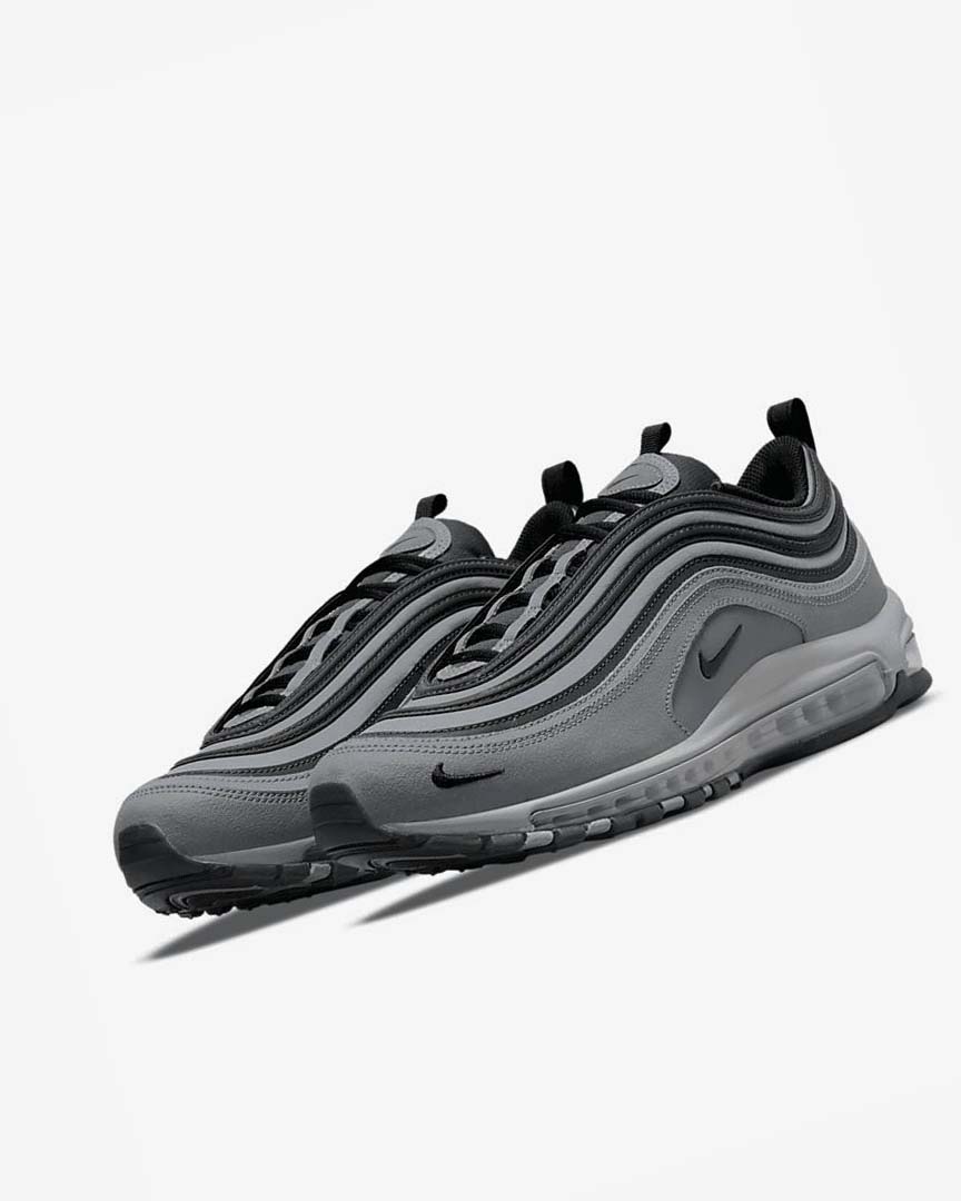 Nike Air Max 97 Fritidssko Herre Grå Mørke Grå Grå Svarte | NO5479