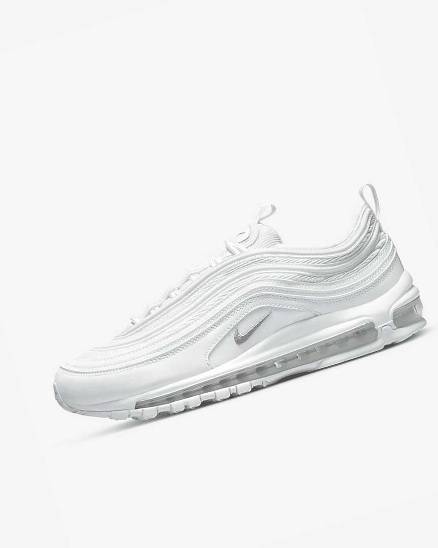 Nike Air Max 97 Fritidssko Herre Hvite Svarte Grå | NO5267