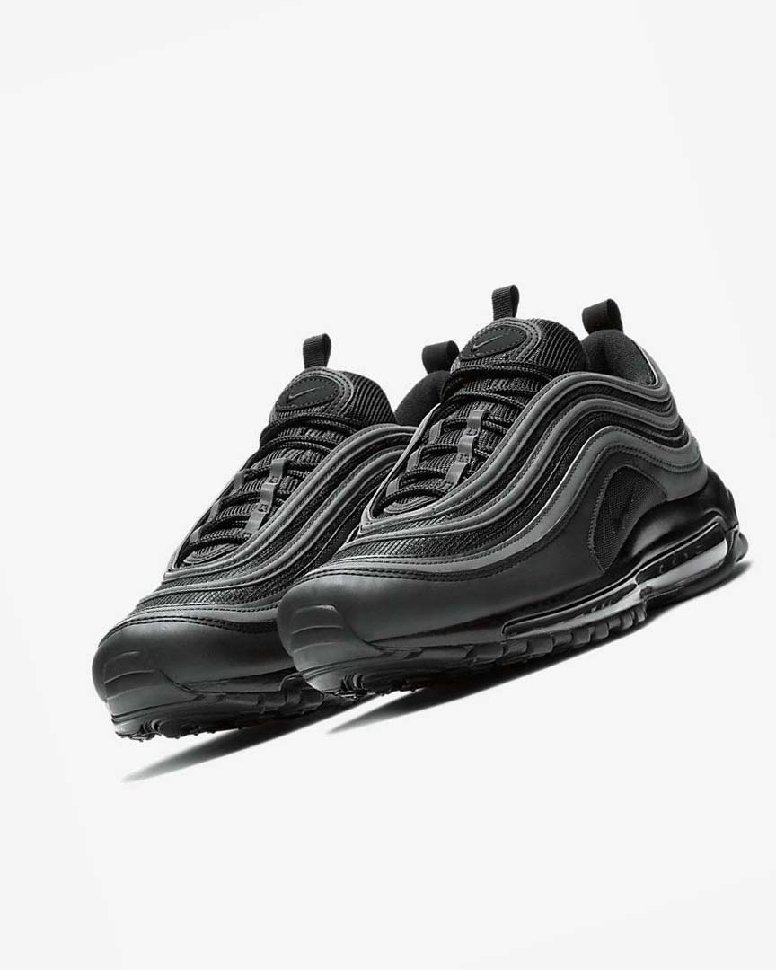 Nike Air Max 97 Fritidssko Herre Svarte Hvite Svarte | NO1139