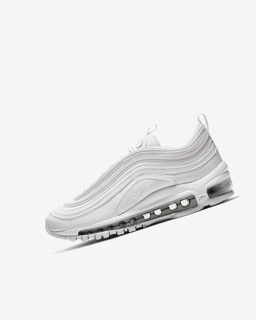 Nike Air Max 97 Fritidssko Jente Hvite Metal Sølv Hvite | NO4505