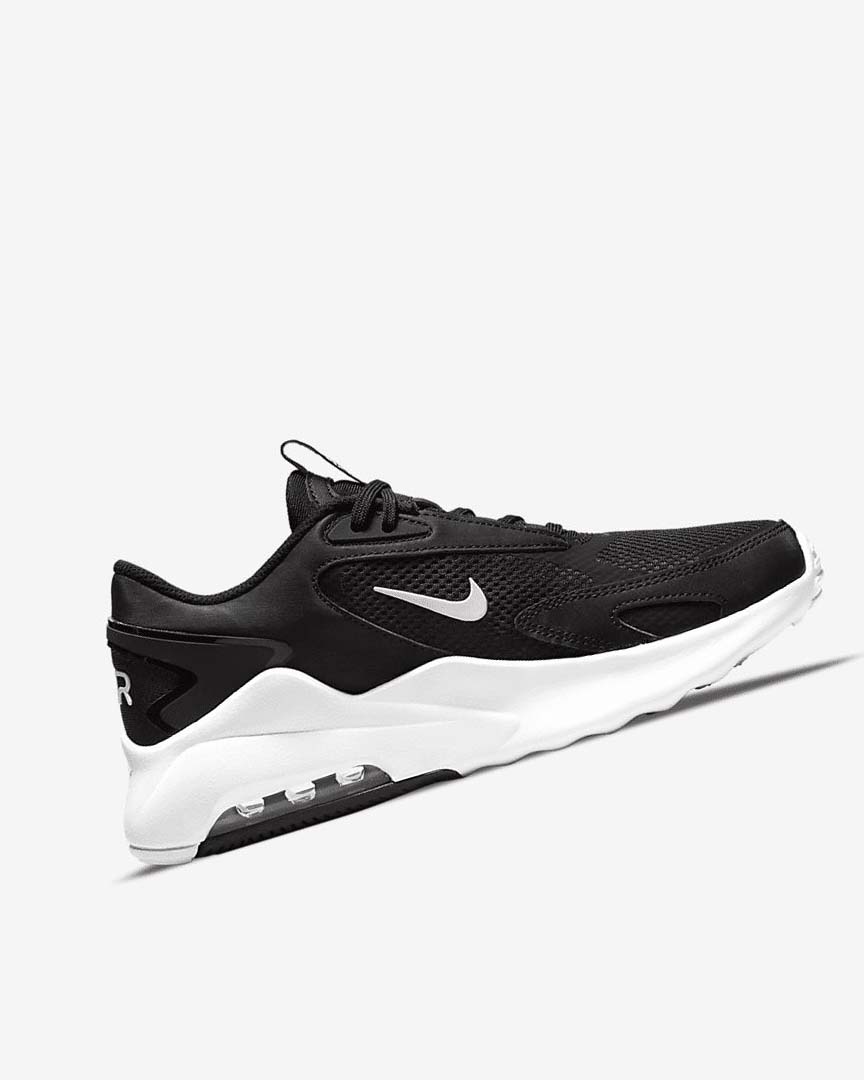 Nike Air Max Bolt Joggesko Dame Svarte Svarte Hvite | NO5095