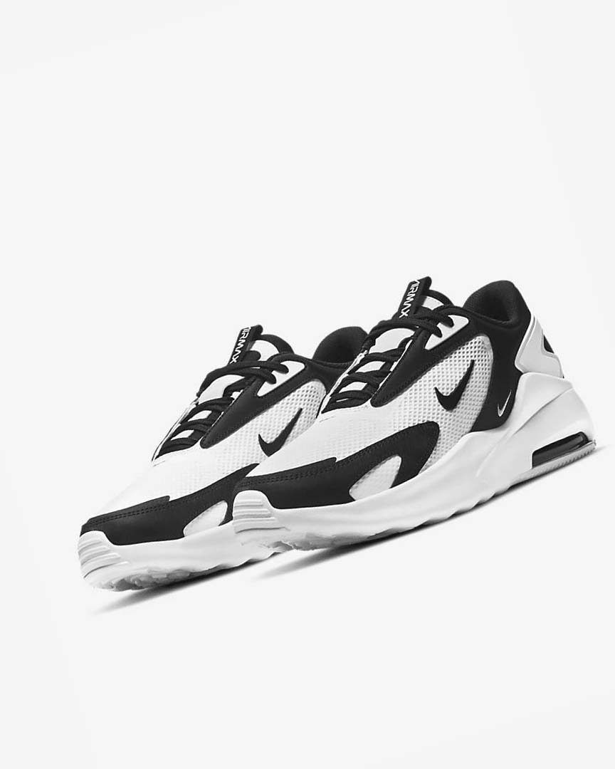 Nike Air Max Bolt Joggesko Herre Hvite Hvite Svarte | NO5340