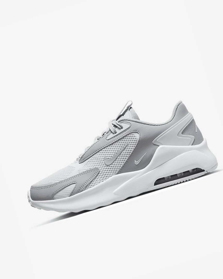 Nike Air Max Bolt Joggesko Herre Platina Hvite Metal Sølv Grå | NO2256