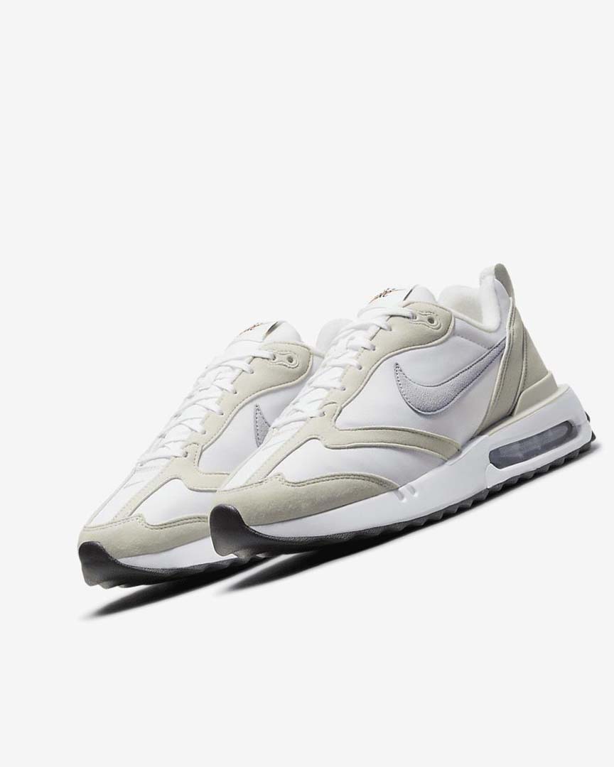 Nike Air Max Dawn Joggesko Dame Hvite Lyse Beige Svarte Lilla | NO5138