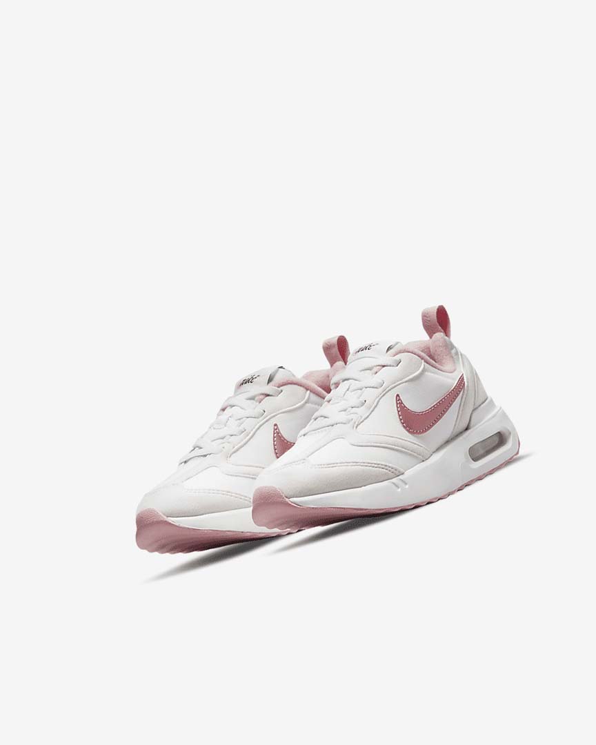 Nike Air Max Dawn Joggesko Gutt Hvite Hvite Svarte Rosa | NO3019