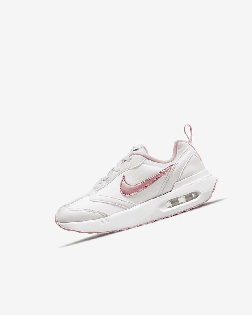 Nike Air Max Dawn Joggesko Gutt Hvite Hvite Svarte Rosa | NO3019