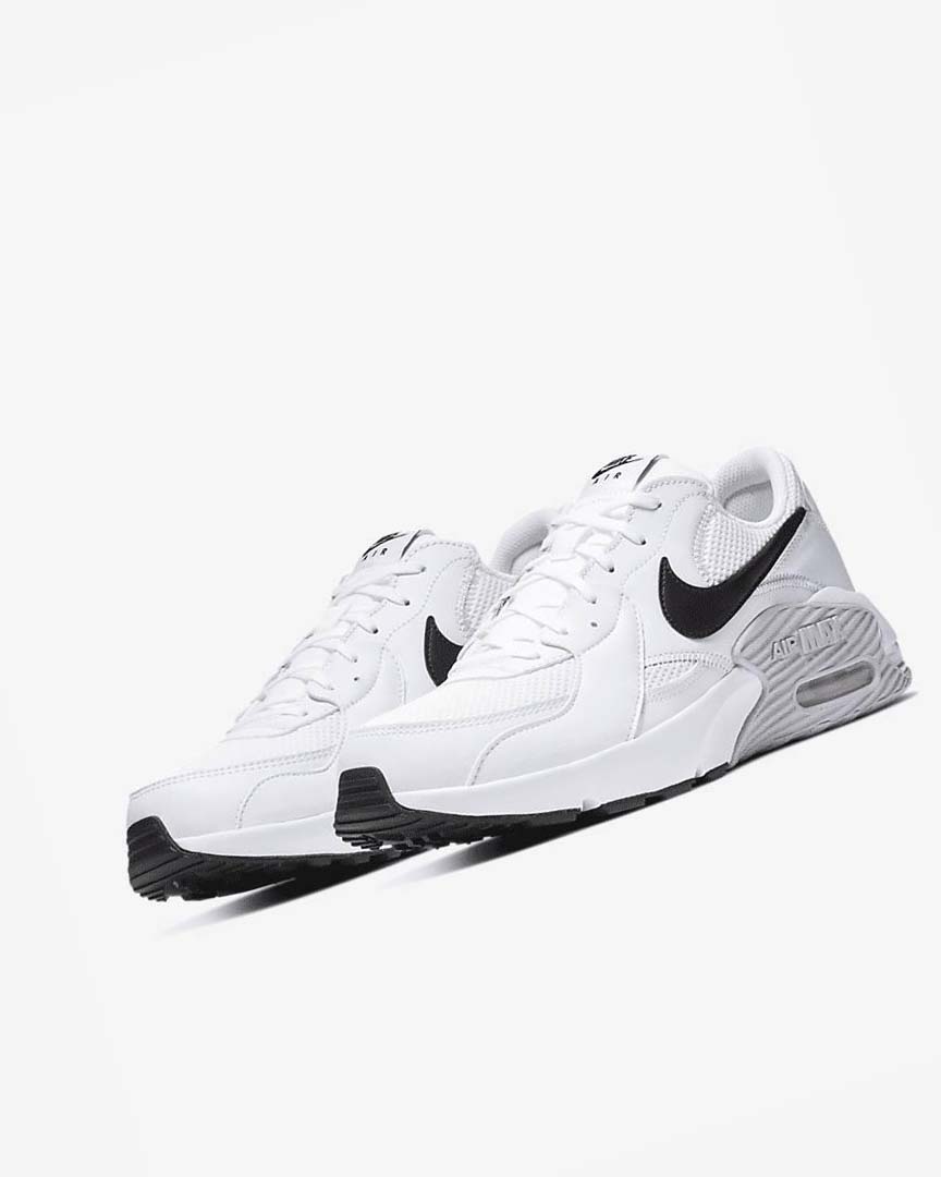 Nike Air Max Excee Joggesko Herre Hvite Platina Svarte | NO4831