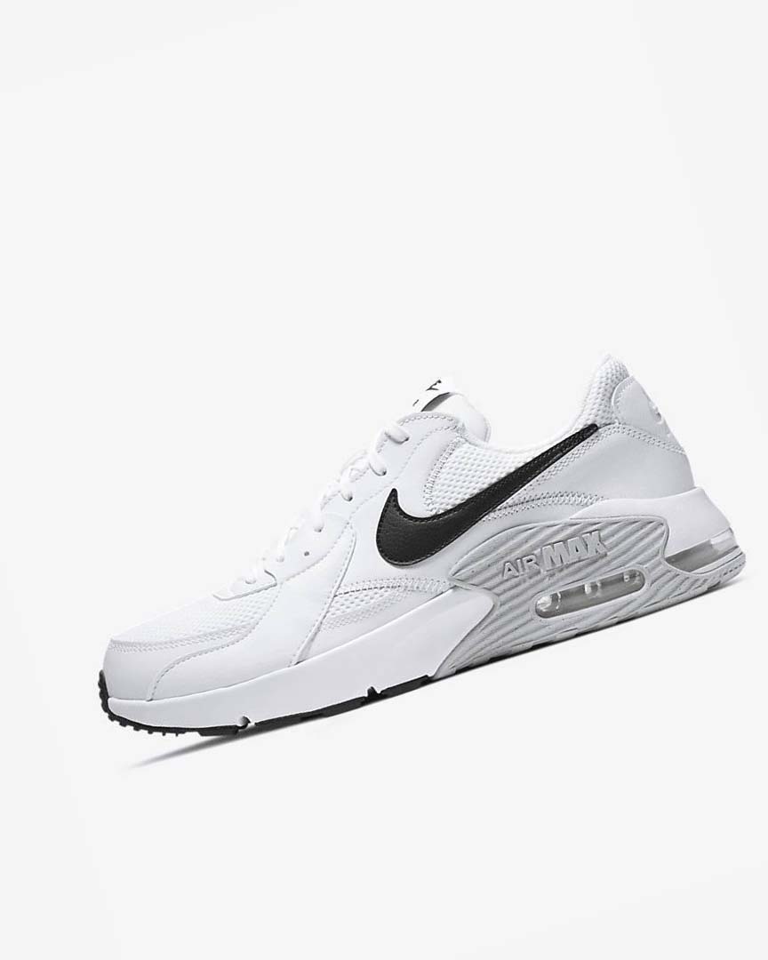 Nike Air Max Excee Joggesko Herre Hvite Platina Svarte | NO4831