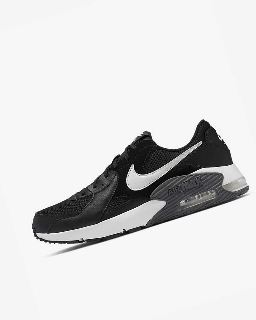 Nike Air Max Excee Joggesko Herre Svarte Mørke Grå Hvite | NO5101