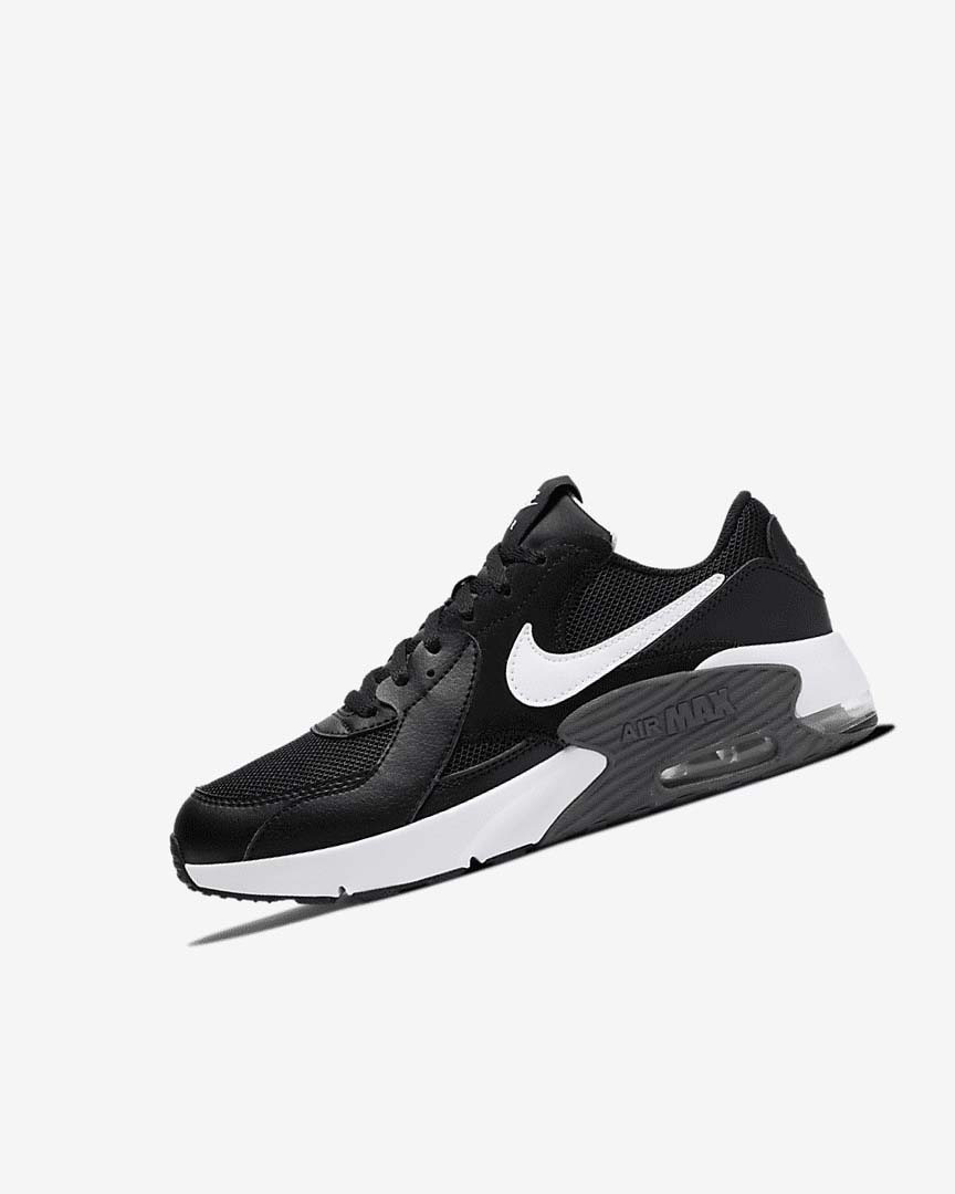 Nike Air Max Excee Joggesko Jente Svarte Mørke Grå Hvite | NO5300