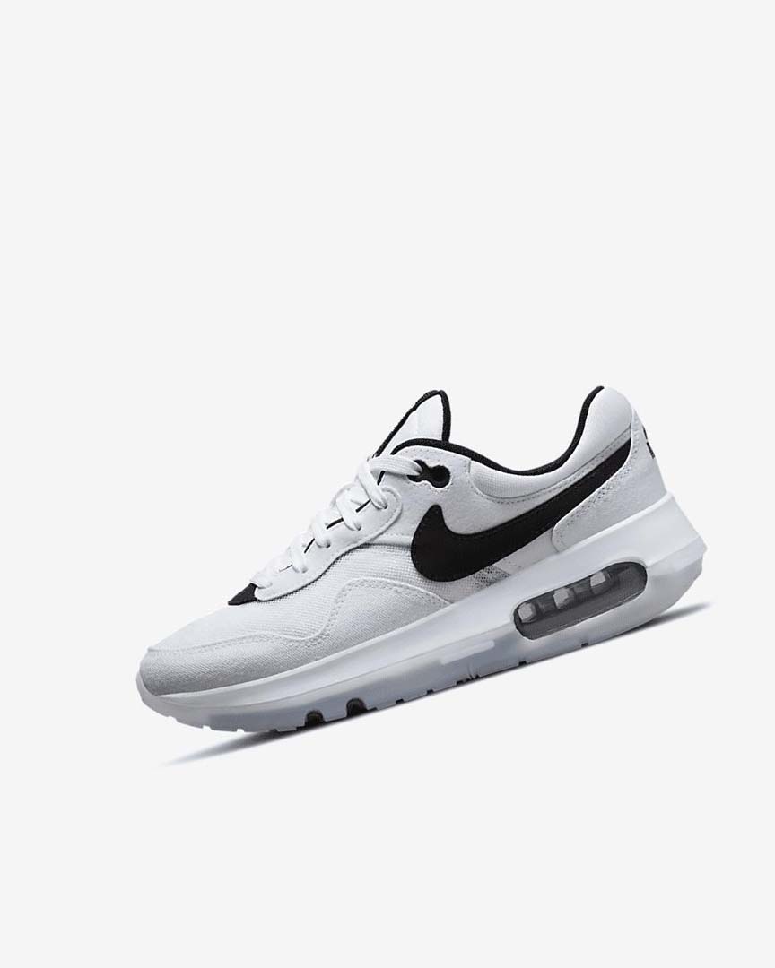 Nike Air Max Motif Sko Gutt Hvite Hvite Svarte | NO3043