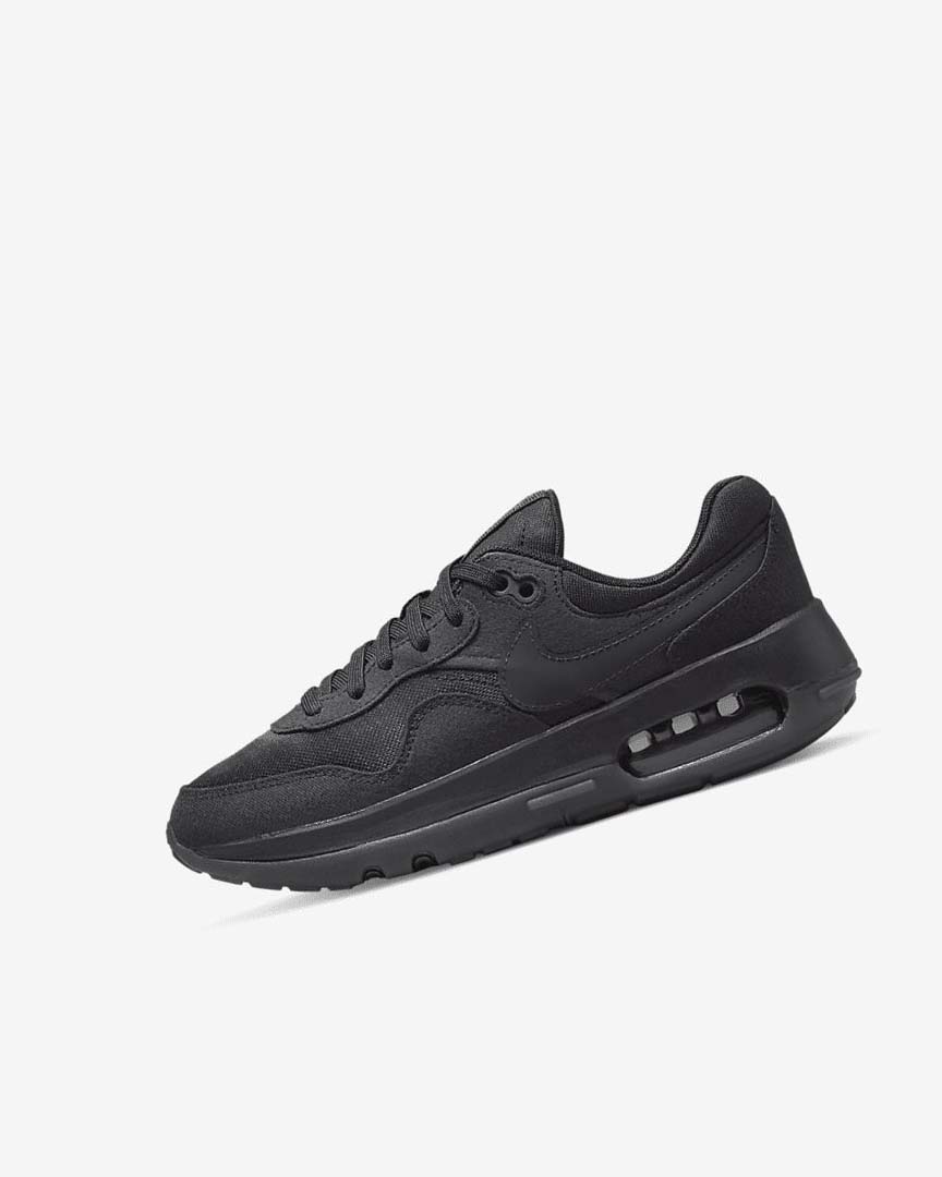 Nike Air Max Motif Sko Gutt Svarte Mørke Grå Svarte | NO4661