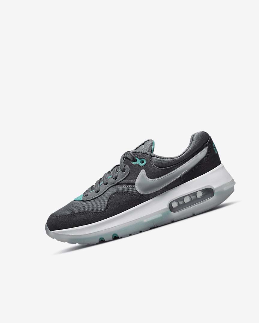 Nike Air Max Motif Sko Jente Grå Turkis Mørke Grå Svarte | NO4753