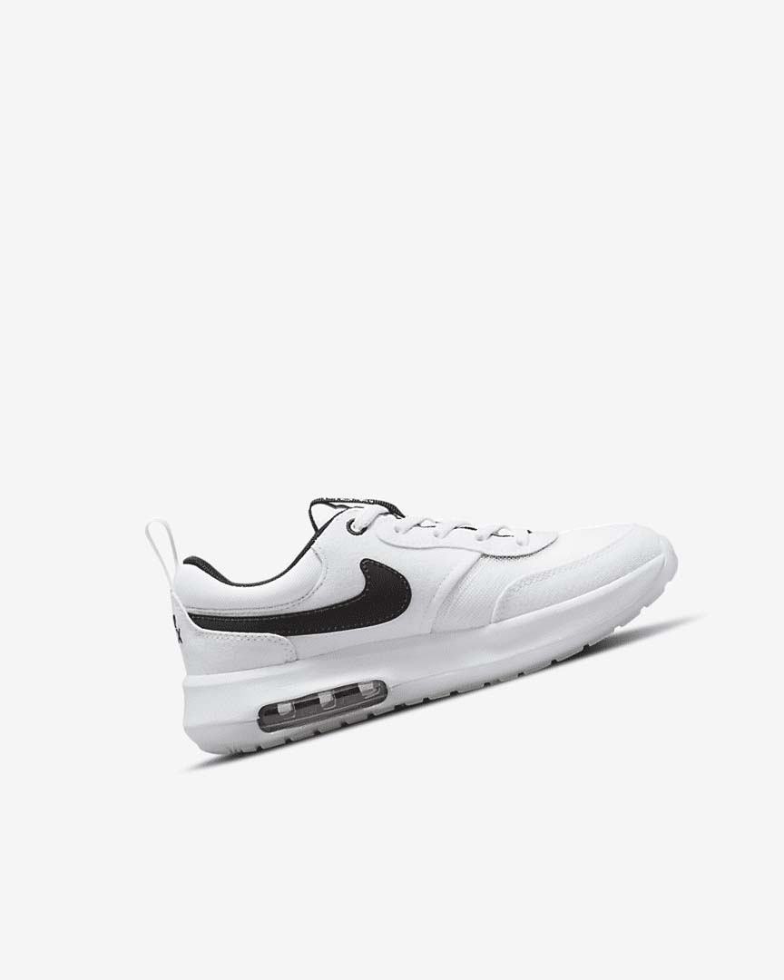 Nike Air Max Motif Sko Jente Hvite Hvite Svarte | NO5392