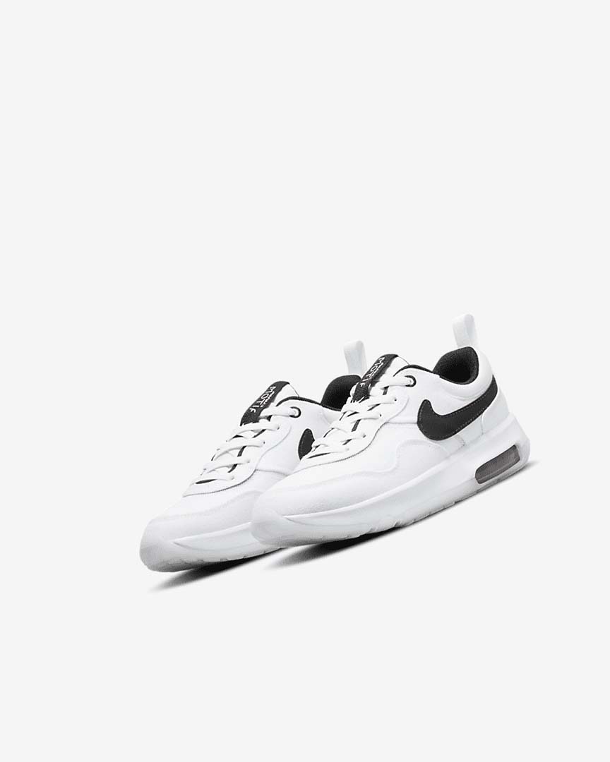 Nike Air Max Motif Sko Jente Hvite Hvite Svarte | NO5392