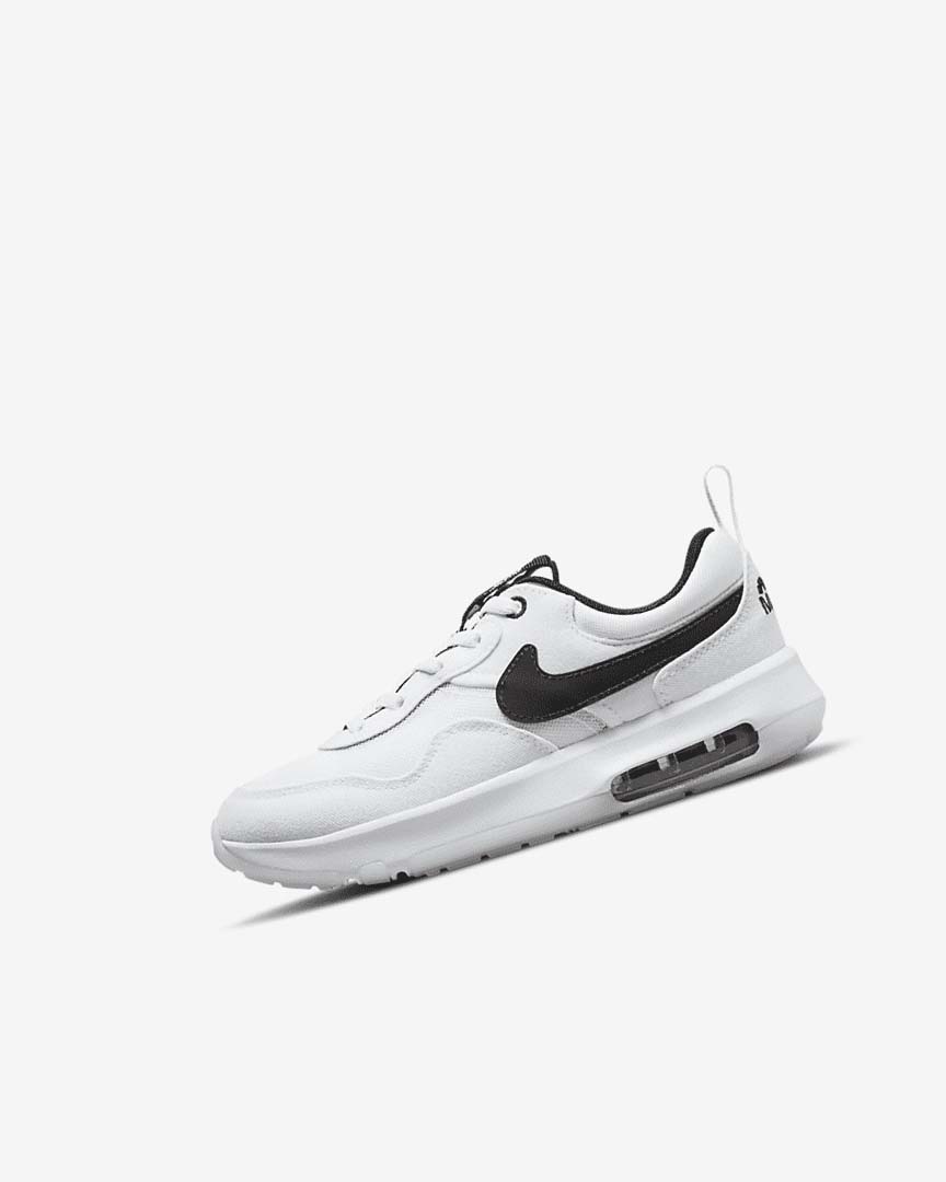 Nike Air Max Motif Sko Jente Hvite Hvite Svarte | NO5392