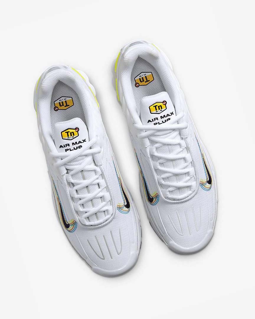 Nike Air Max Plus 3 Joggesko Herre Hvite Lyse Blå Blå | NO2307