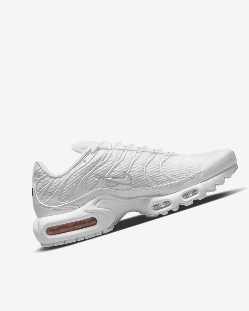 Nike Air Max Plus Joggesko Dame Hvite Platina Hvite | NO1181