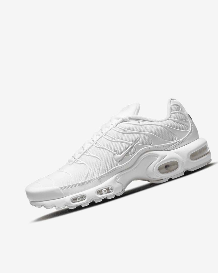 Nike Air Max Plus Joggesko Dame Hvite Platina Hvite | NO1181