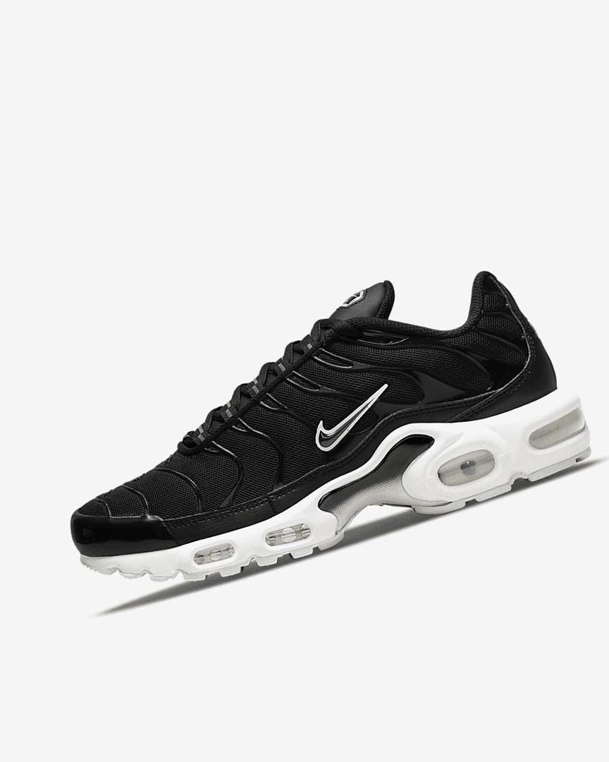 Nike Air Max Plus Joggesko Dame Svarte Hvite Svarte | NO4842