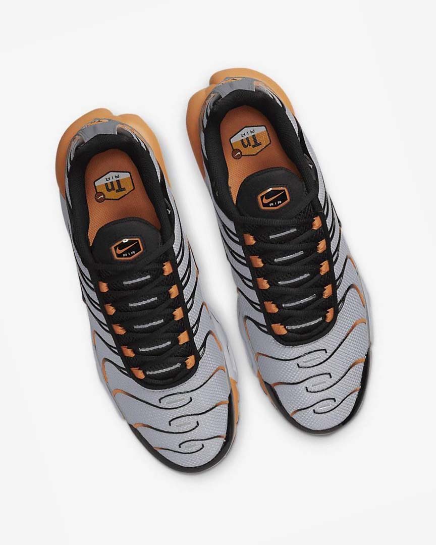 Nike Air Max Plus Joggesko Herre Grå Grå Dyp Gul Svarte | NO2644