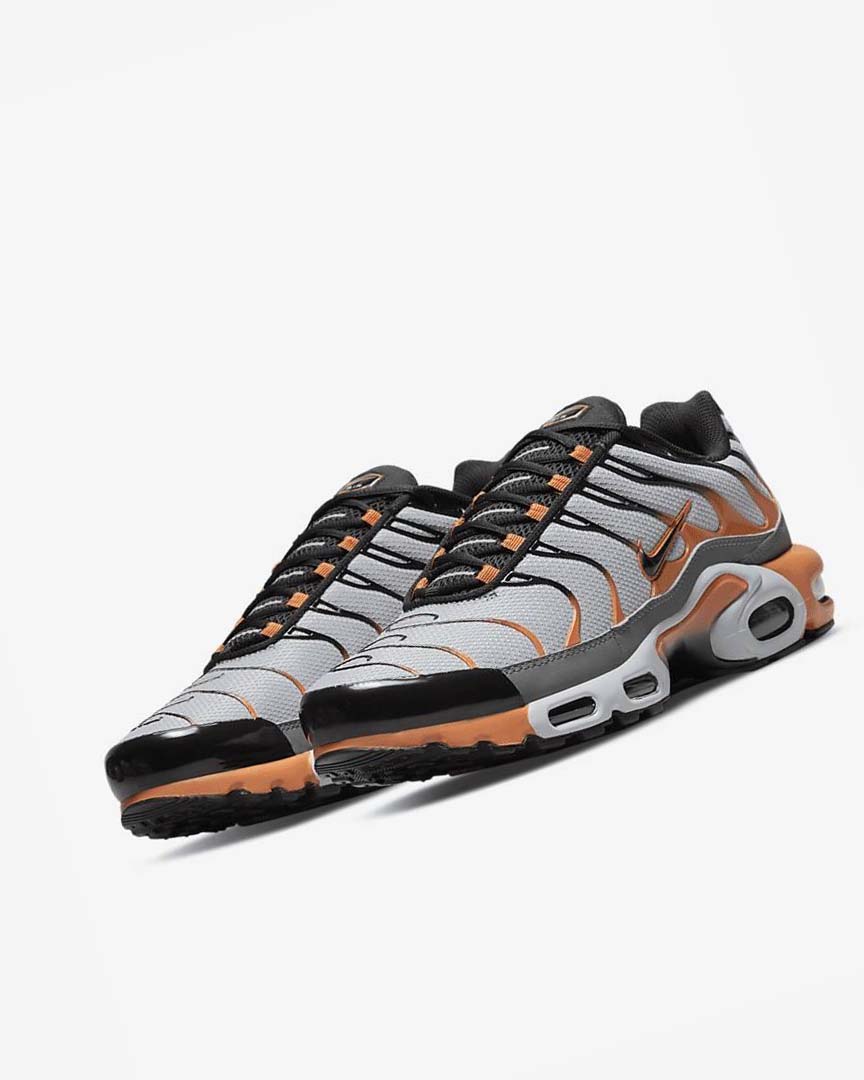 Nike Air Max Plus Joggesko Herre Grå Grå Dyp Gul Svarte | NO2644