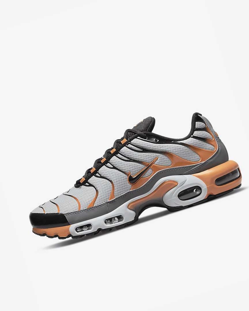 Nike Air Max Plus Joggesko Herre Grå Grå Dyp Gul Svarte | NO2644