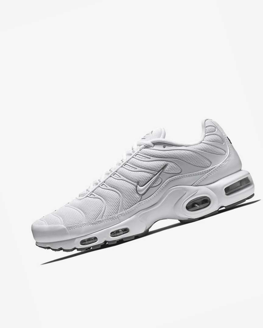 Nike Air Max Plus Joggesko Herre Hvite Svarte Grå Hvite | NO5195