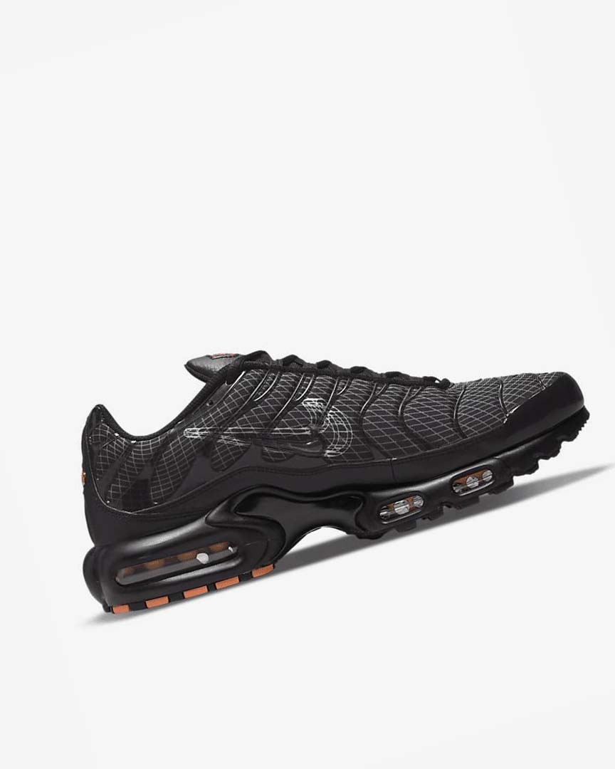 Nike Air Max Plus Joggesko Herre Svarte Oransje Grå Hvite | NO3060