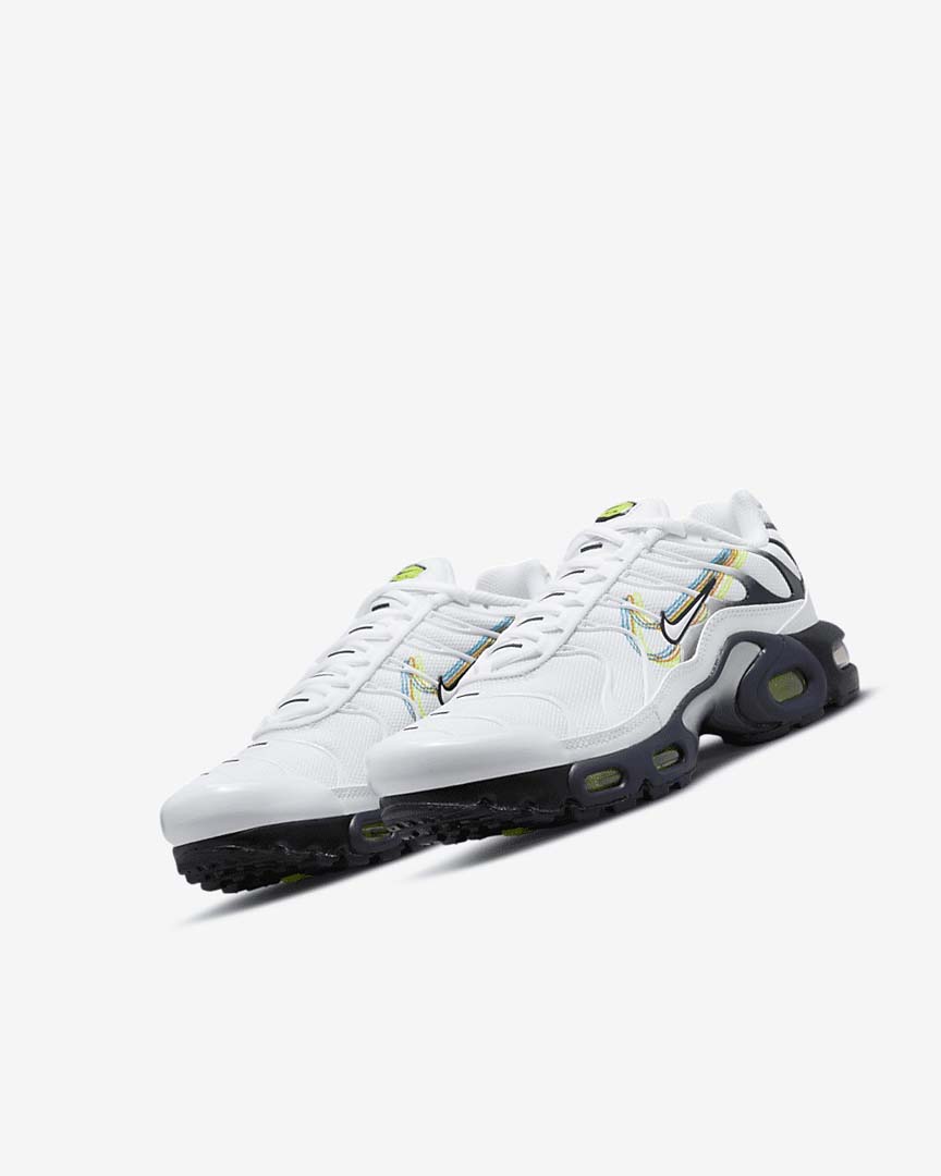 Nike Air Max Plus Joggesko Jente Hvite Grå Blå | NO4742