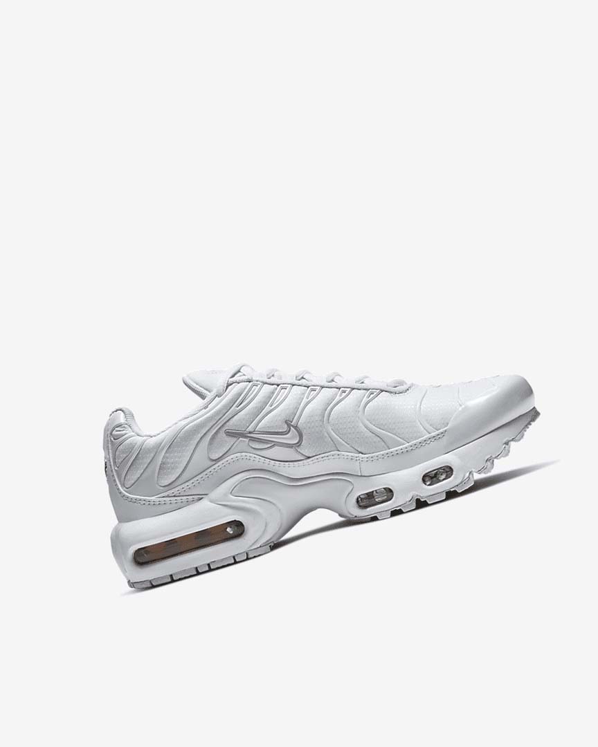 Nike Air Max Plus Joggesko Jente Hvite Metal Sølv Hvite | NO5465