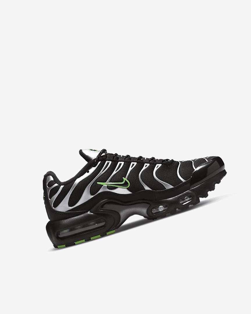 Nike Air Max Plus Joggesko Jente Svarte Grønn Metal Sølv Svarte | NO4656