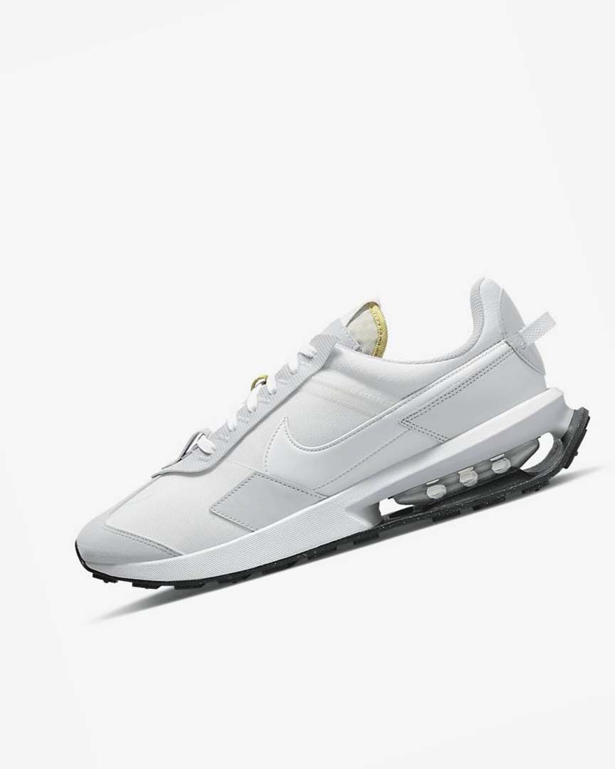 Nike Air Max Pre-Day Joggesko Herre Hvite Platina Grå Hvite | NO5459