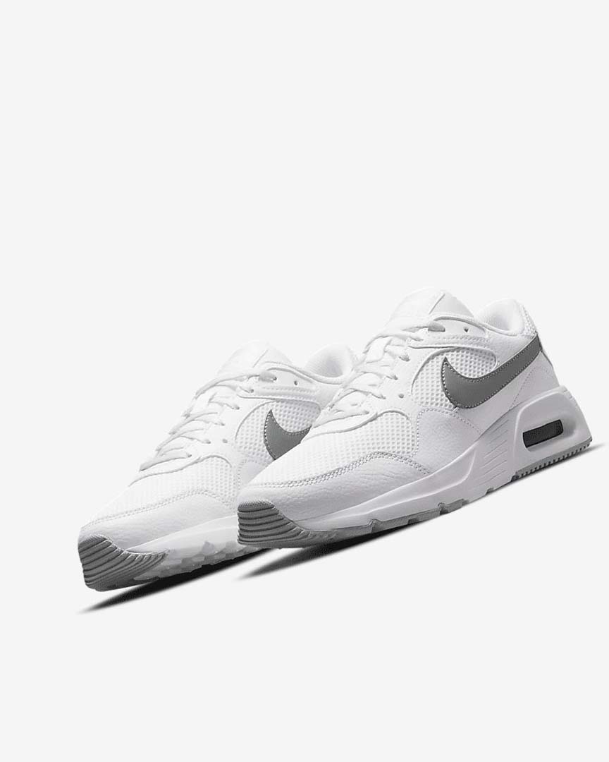 Nike Air Max SC Joggesko Dame Hvite Platina Metal Platina | NO4538