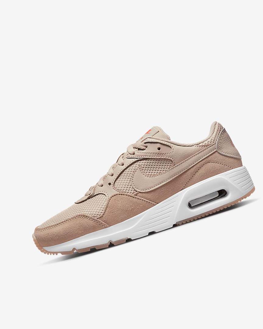 Nike Air Max SC Joggesko Dame Khaki Grå Rosa Hvite Rosa | NO4927