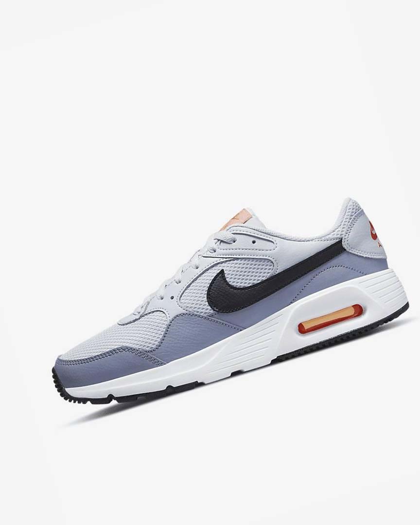 Nike Air Max SC Joggesko Herre Platina Hvite Svarte | NO1164