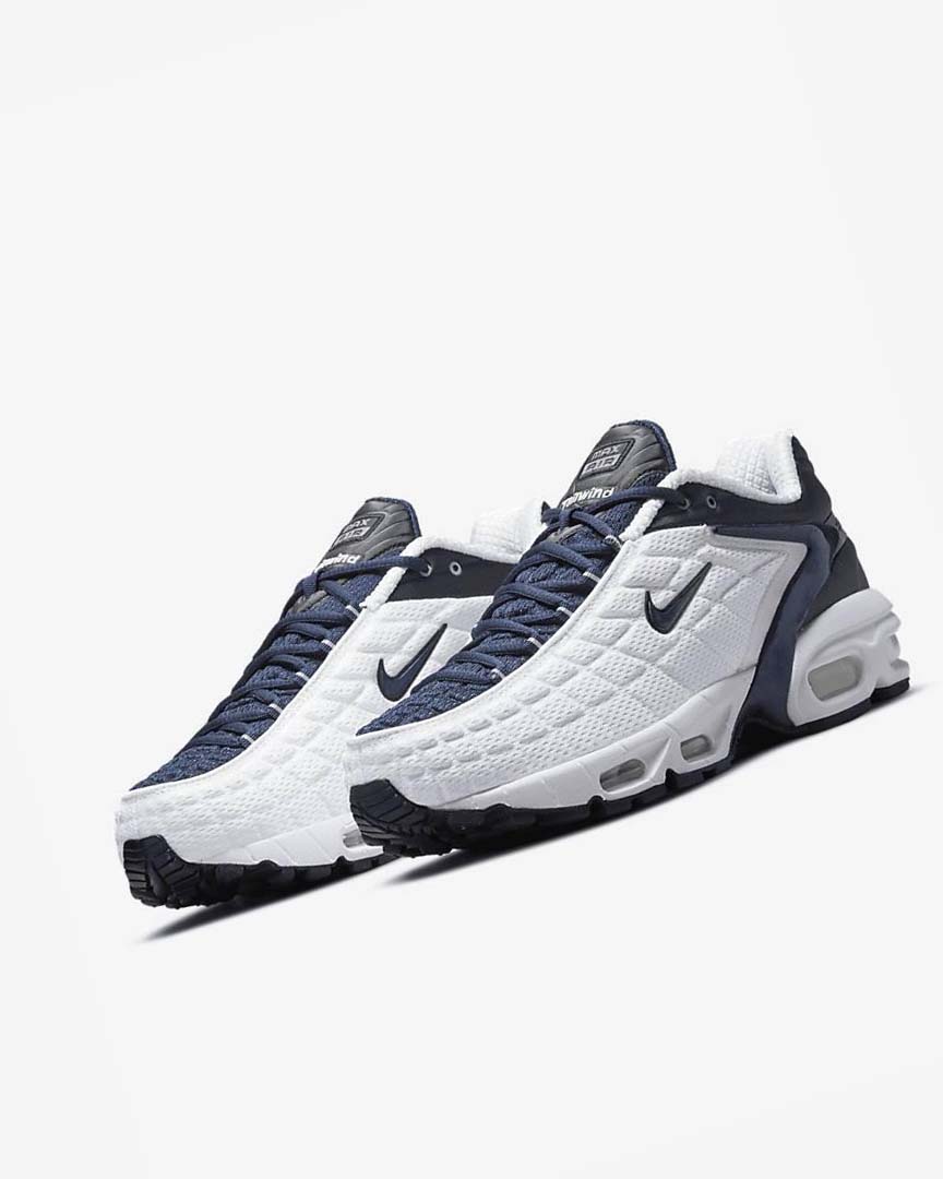 Nike Air Max Tailwind V SP Fritidssko Herre Hvite Marineblå Svarte Marineblå | NO4561