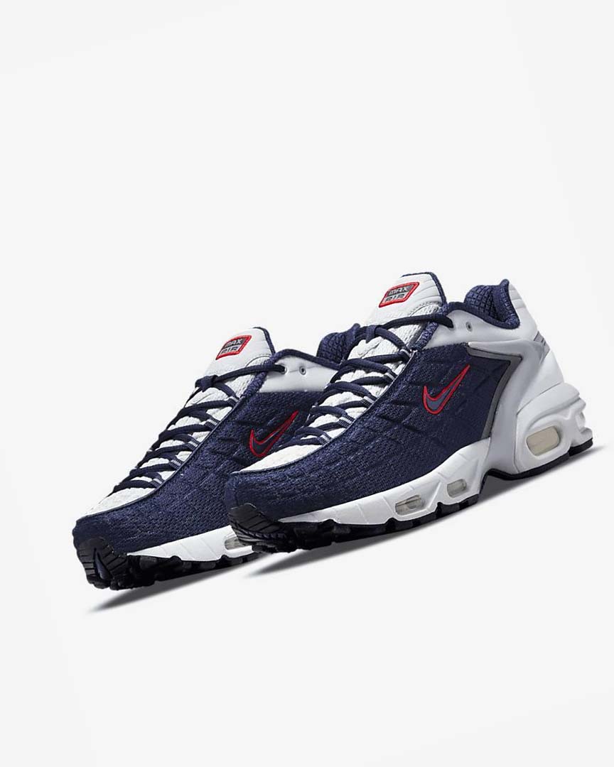 Nike Air Max Tailwind V SP Fritidssko Herre Marineblå Platina Hvite Rød | NO4937