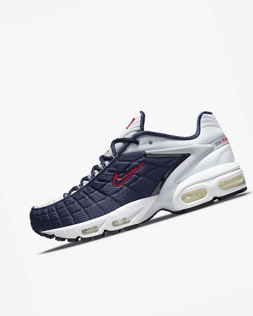 Nike Air Max Tailwind V SP Fritidssko Herre Marineblå Platina Hvite Rød | NO4937