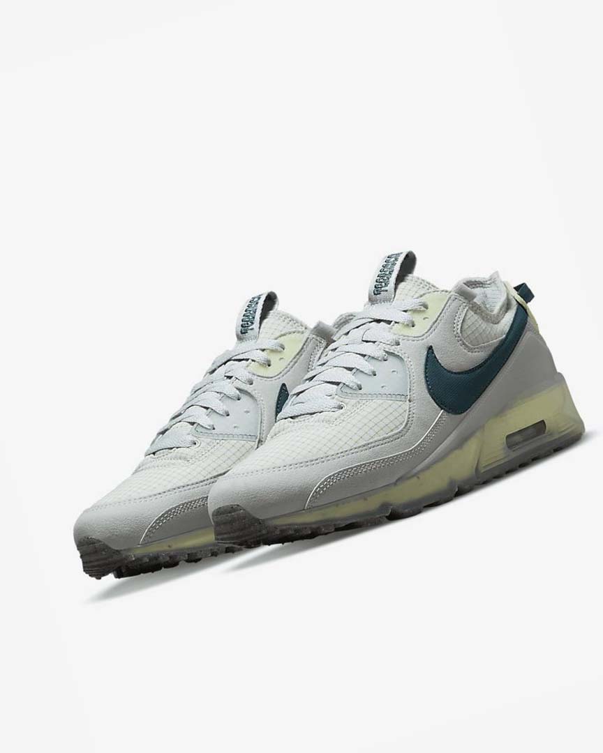 Nike Air Max Terrascape 90 Joggesko Herre Grå Lyse Grønn Mørke Turkis Grønn | NO2424